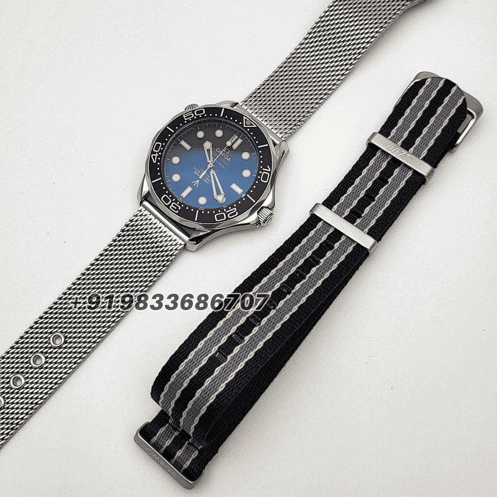Omega Seamaster James Bond 007 Edition Black Dial High Quality Swiss Automatic Watch (1)