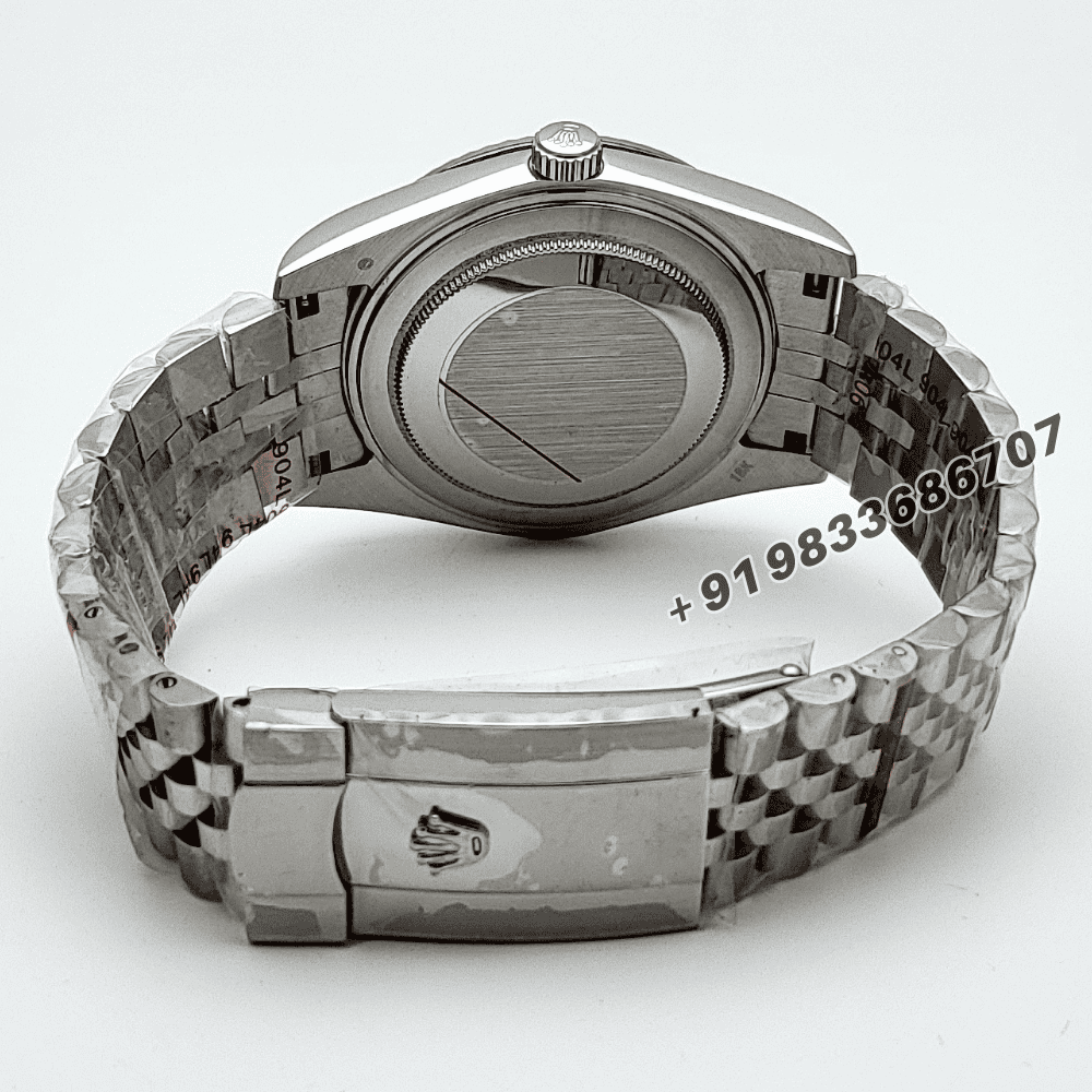 Rolex Date Just Steel Green Dial High Quality Swiss Automatic Watch