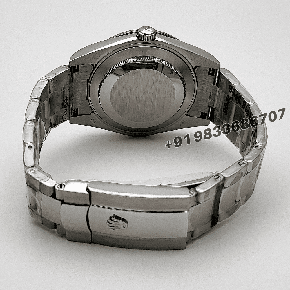 Rolex Date just Blue Dial High Quality Swiss Automatic Watch - Image 4