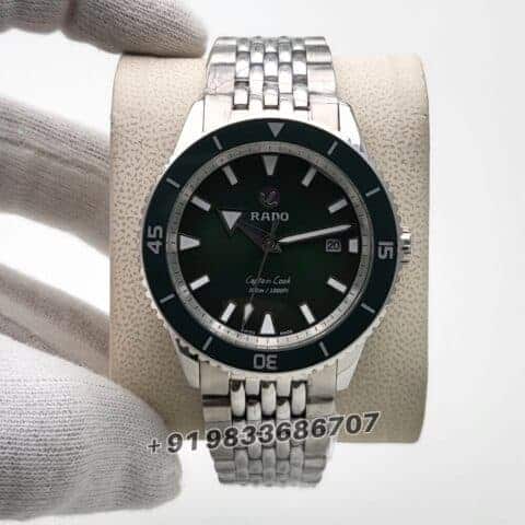Rado Captain Cook Hrithik Roshan Special Edition Stainless Steel Green Dial Super High Quality Swiss Automatic Watch