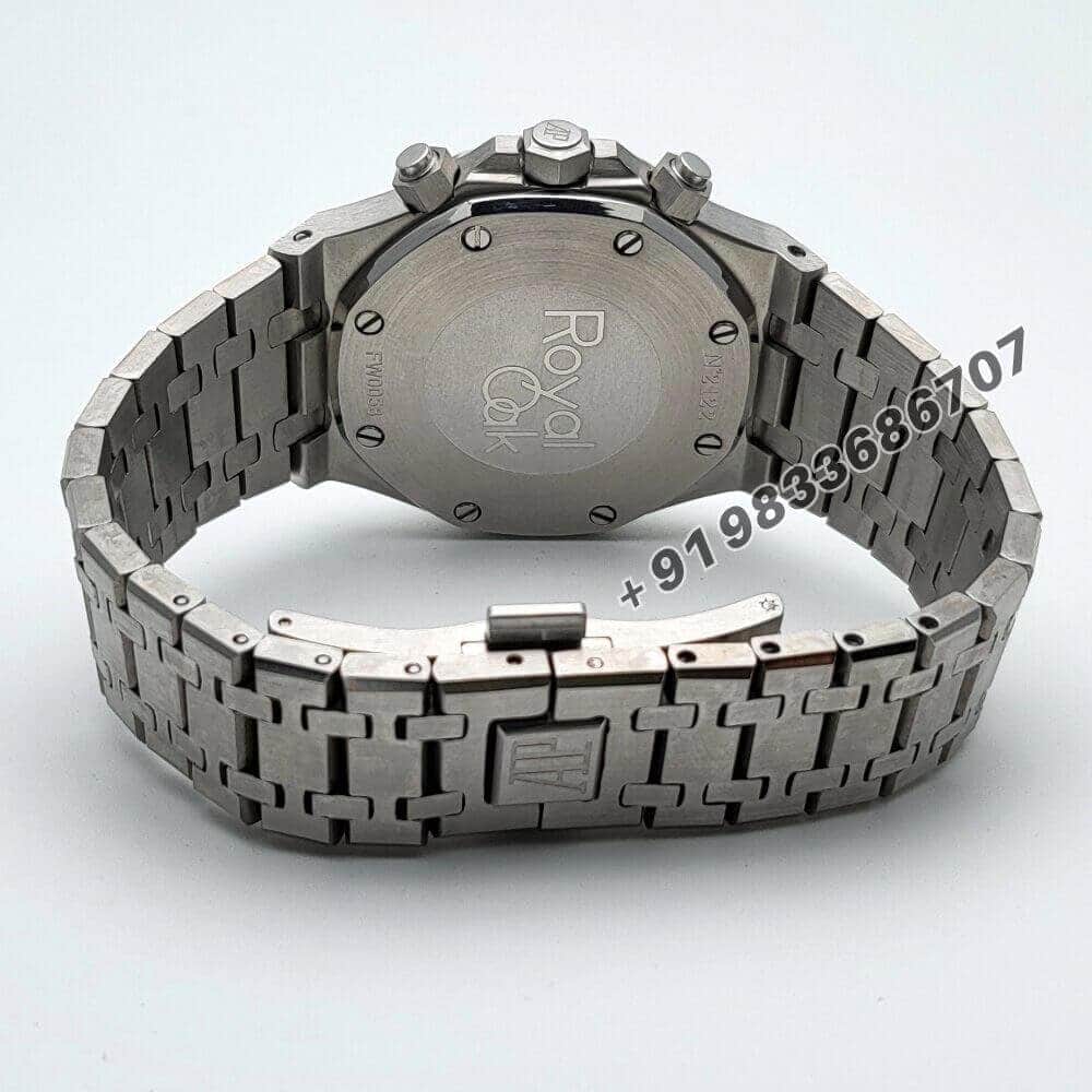 Audemars Piguet Royal Oak Chronograph Full Silver 41mm White Dial Super High Quality Watch (1)