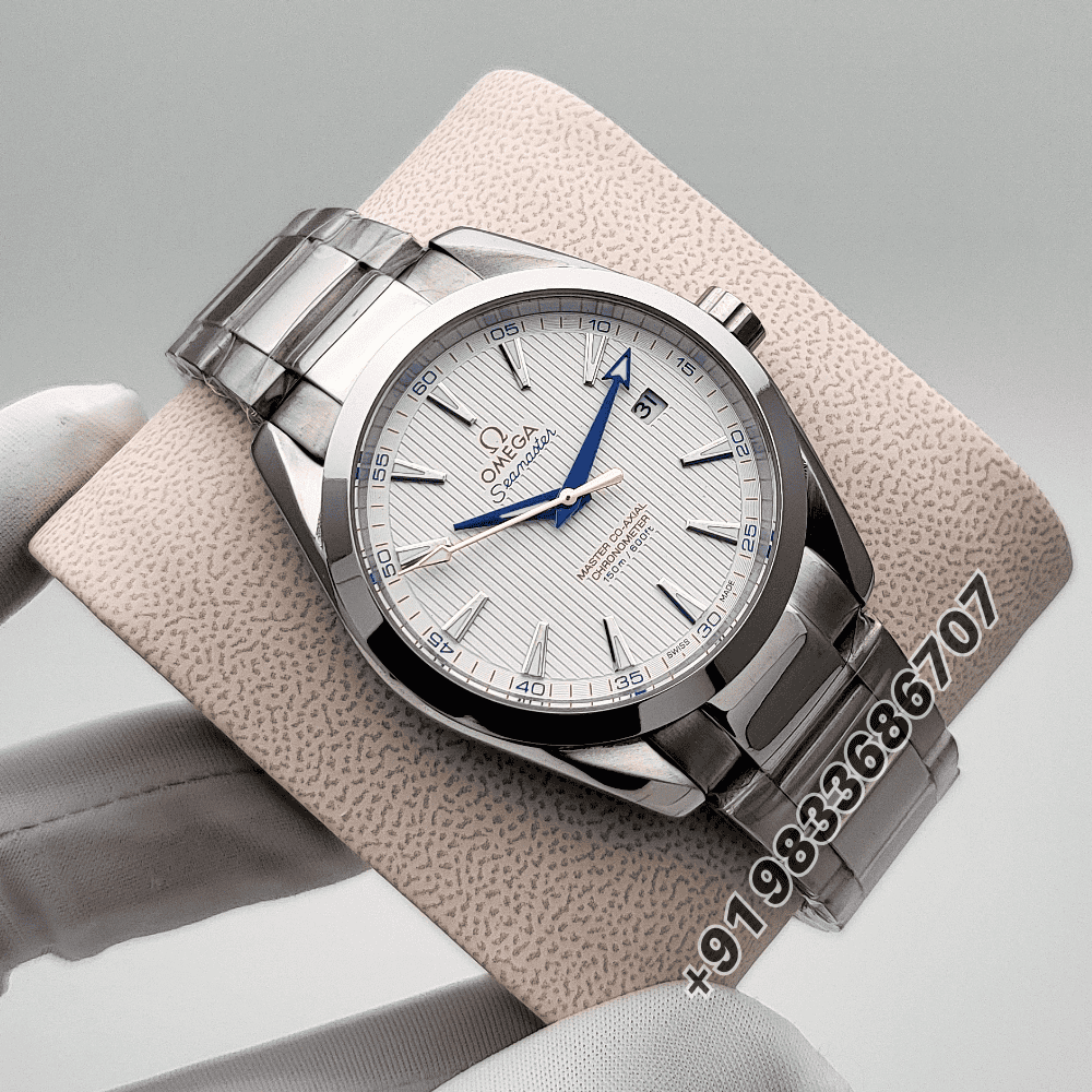 Omega Co-Axial Master Chronometer Stainless Steel White Dial High Quality Swiss Automatic Watch - Image 3