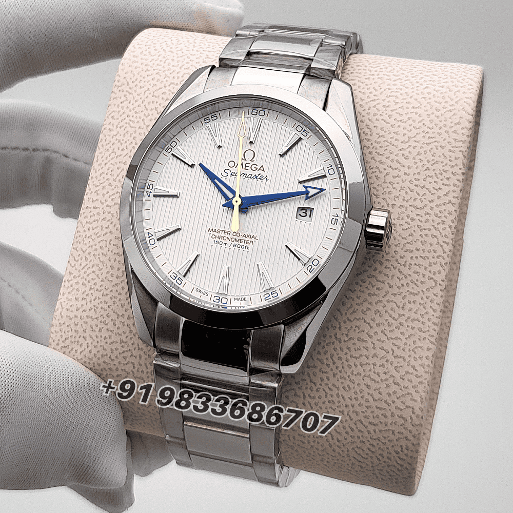 Omega Co-Axial Master Chronometer Stainless Steel White Dial High Quality Swiss Automatic Watch - Image 2