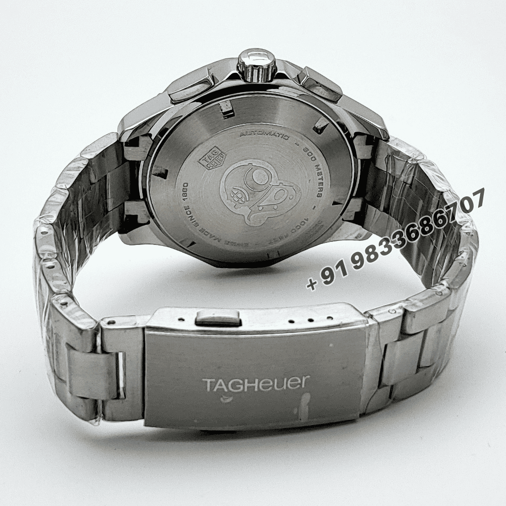 Tag Heuer Calibre Aquaracer Stainless Steel Black Dial Chronograph High Quality Watch