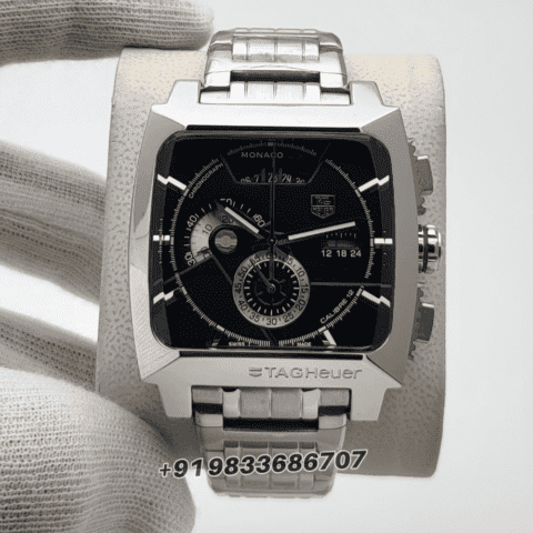 Tag-Heuer-Monaco-LS-Linear-System-Calibre-12-Chronograph-Black-Dial-Stainless-Steel-Super-High-Quality-Watch