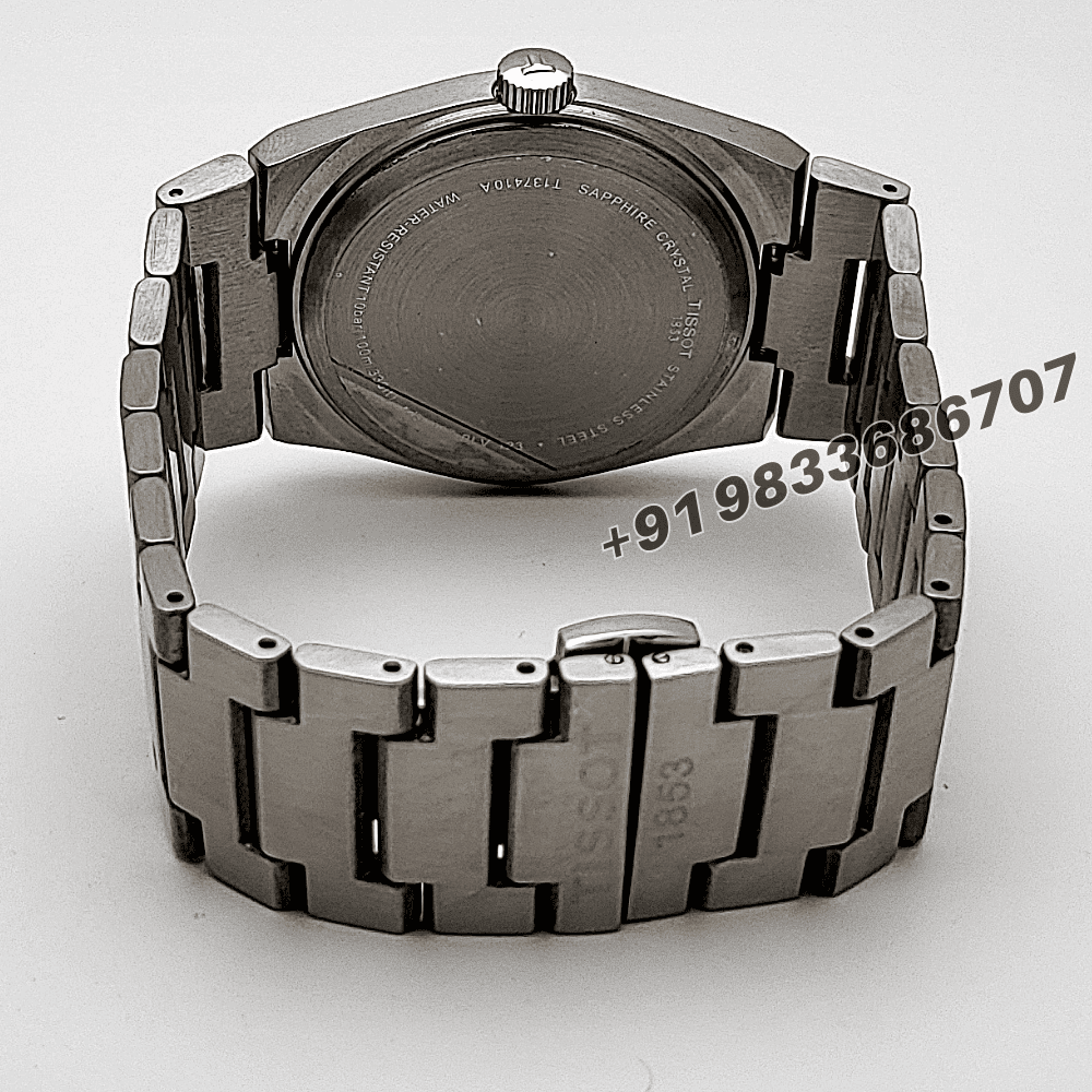 Tissot 1853 T-Classic PRX Black Dial Stainless Steel Strap High Quality Watch (2)