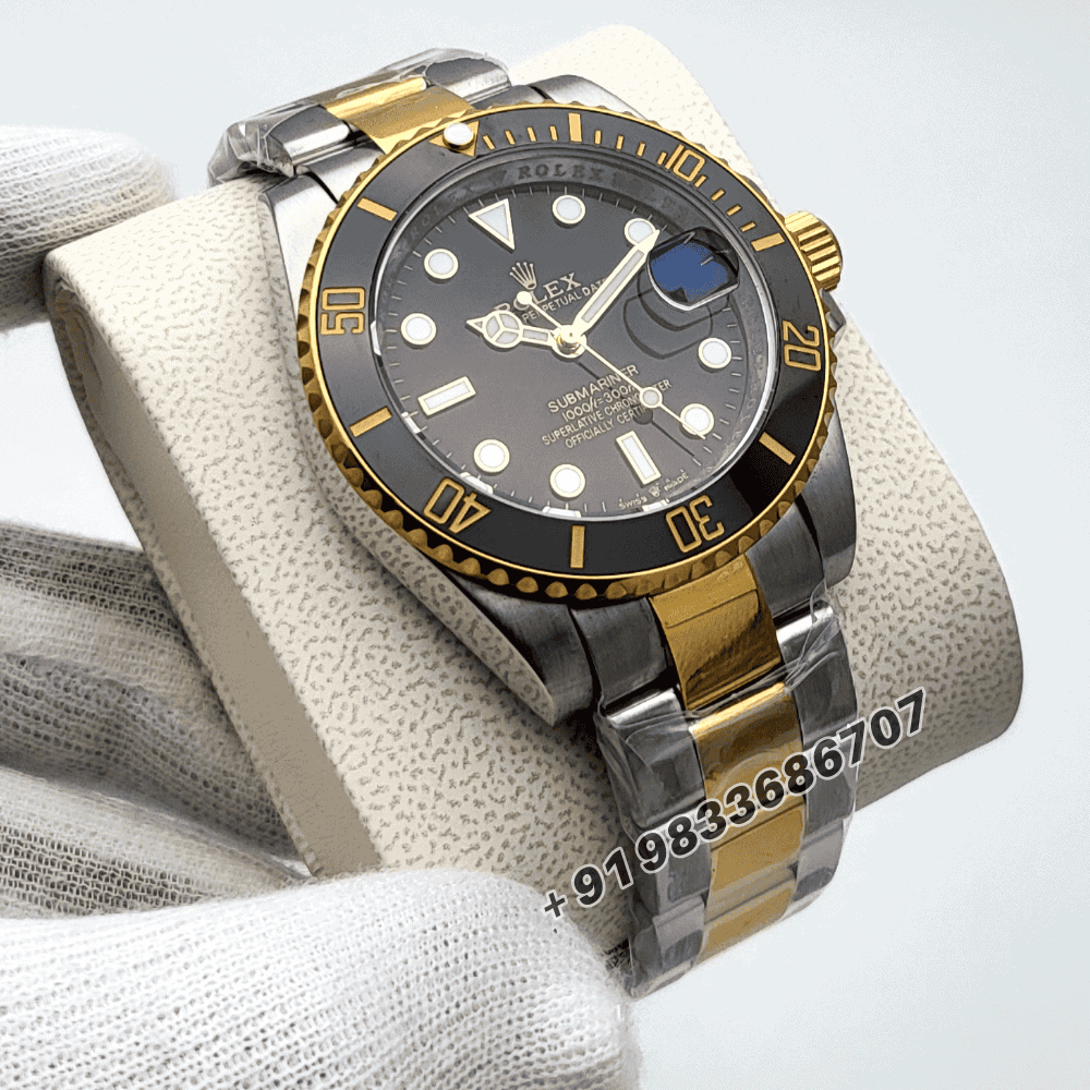 Rolex Submariner Dual Tone Black Dial High Quality Swiss Automatic Watch