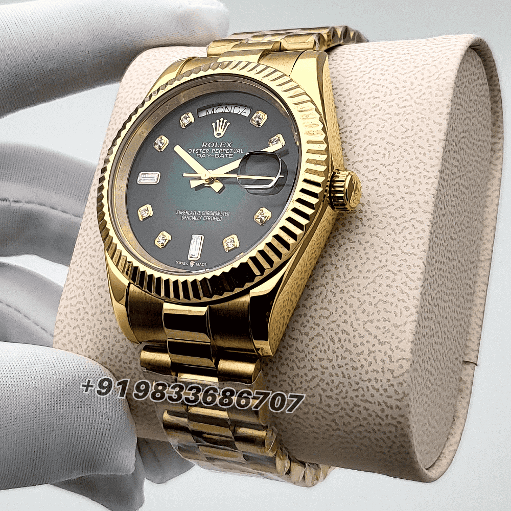 Rolex Day-Date Gold Green Dial High Quality Swiss Automatic Watch