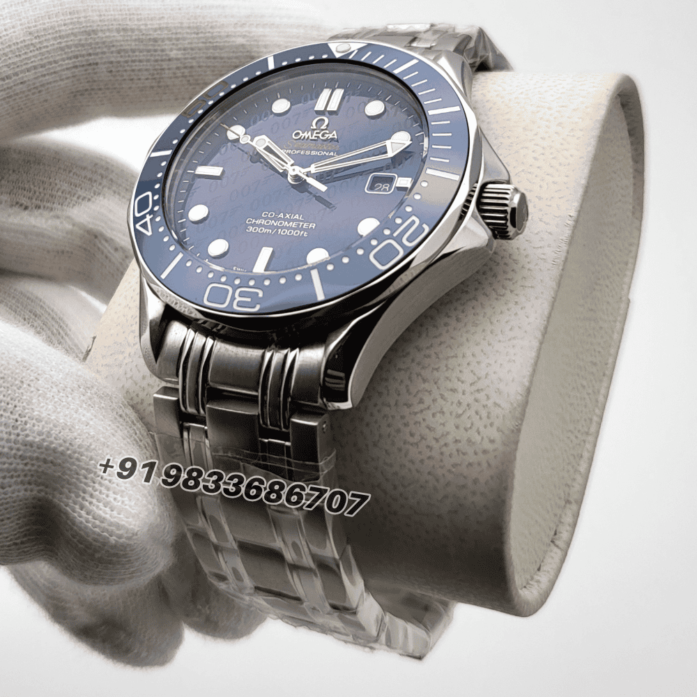 Omega Seamaster 007 James Bond 50Th Anniversary Limited Edition Blue Dial Super High Quality Swiss Automatic Watch