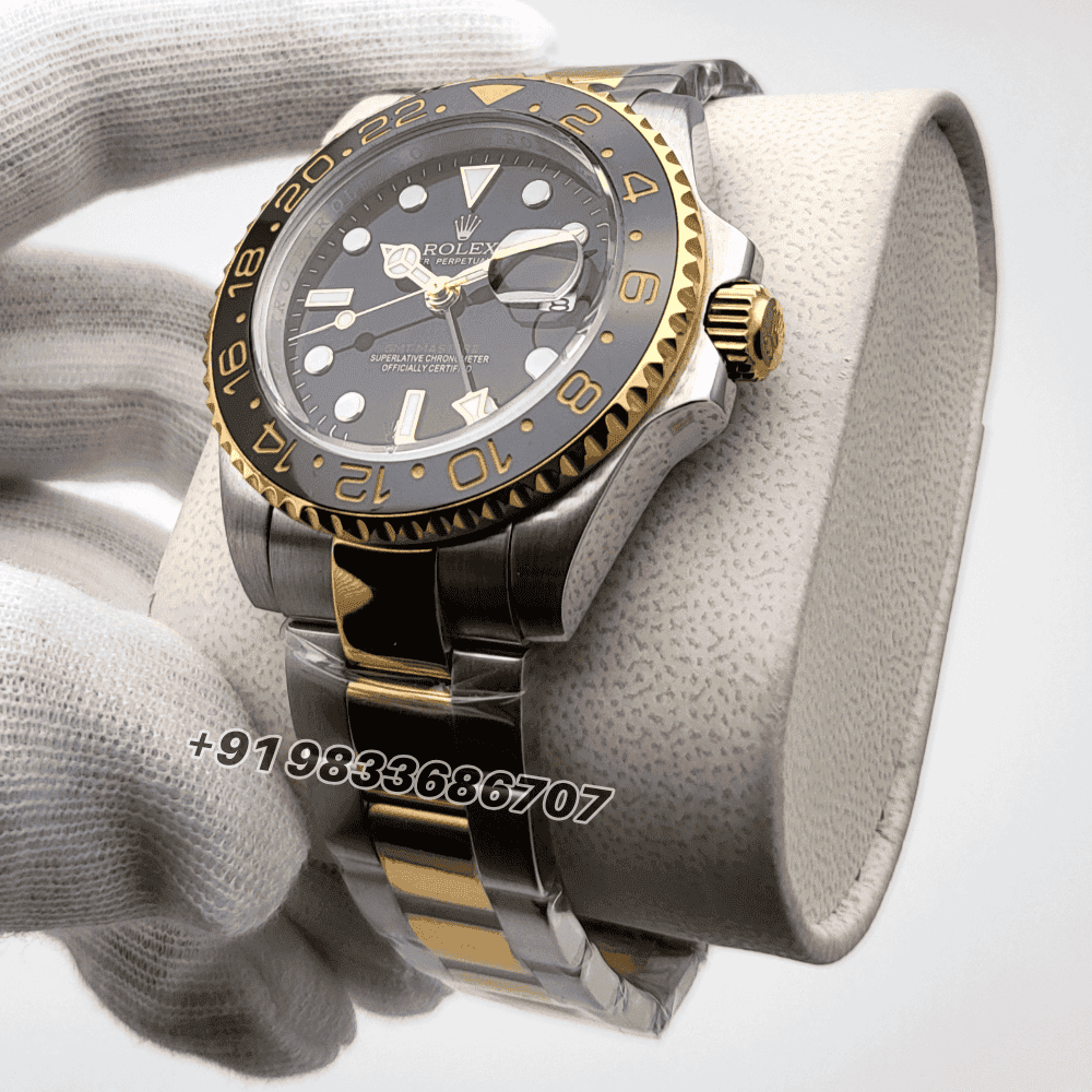 Rolex-GMT-Master-II-Dual-Tone-Black-Dial-Super-High-Quality-Swiss-Automatic-Watch