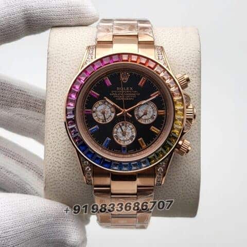 rolex daytona rainbow first copy