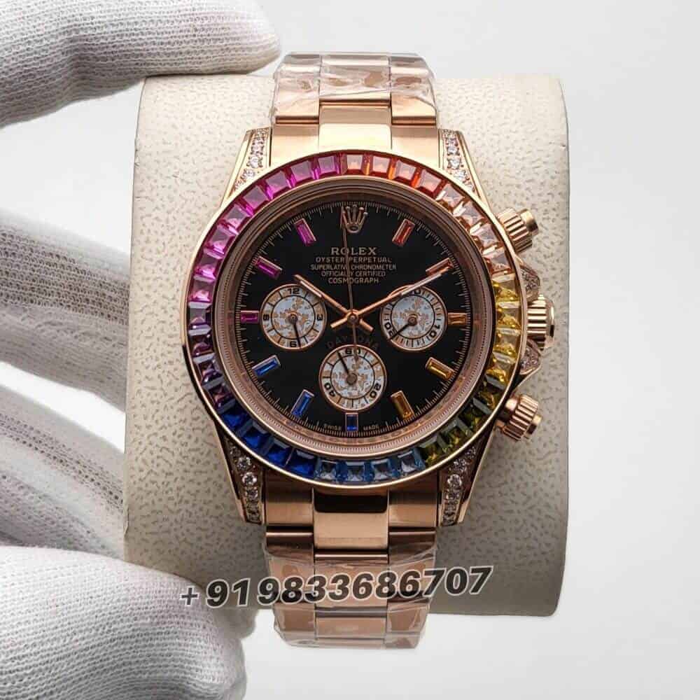 rolex daytona rainbow first copy
