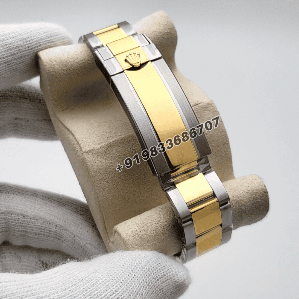 Rolex Submariner Date 2-Tone Black Dial 41mm Exact 1:1 Top Quality Replica Super Clone Swiss ETA 3235 Automatic Movement Watch - Image 4