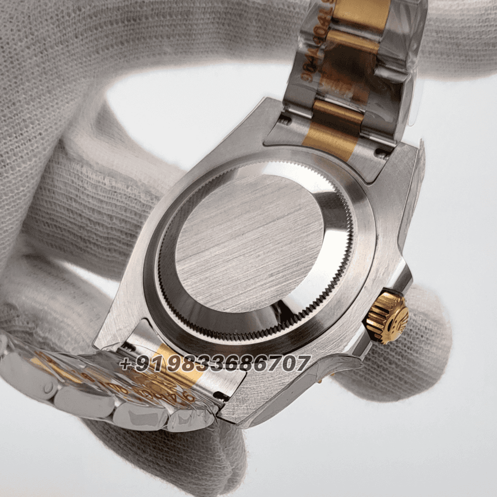 Rolex Submariner Date 2-Tone Black Dial 41mm Exact 1:1 Top Quality Replica Super Clone Swiss ETA 3235 Automatic Movement Watch - Image 5