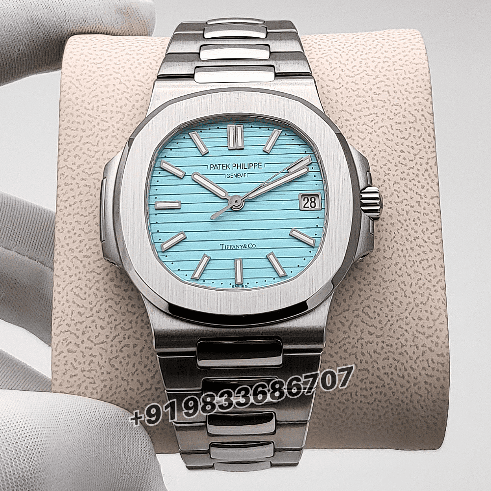 Patek Philippe Nautilus Tiffany & Co 5711/1A-018 40mm Exact 1:1 Replica Top Quality Super Clone Swiss ETA 26-330 S C Automatic Movement Watch