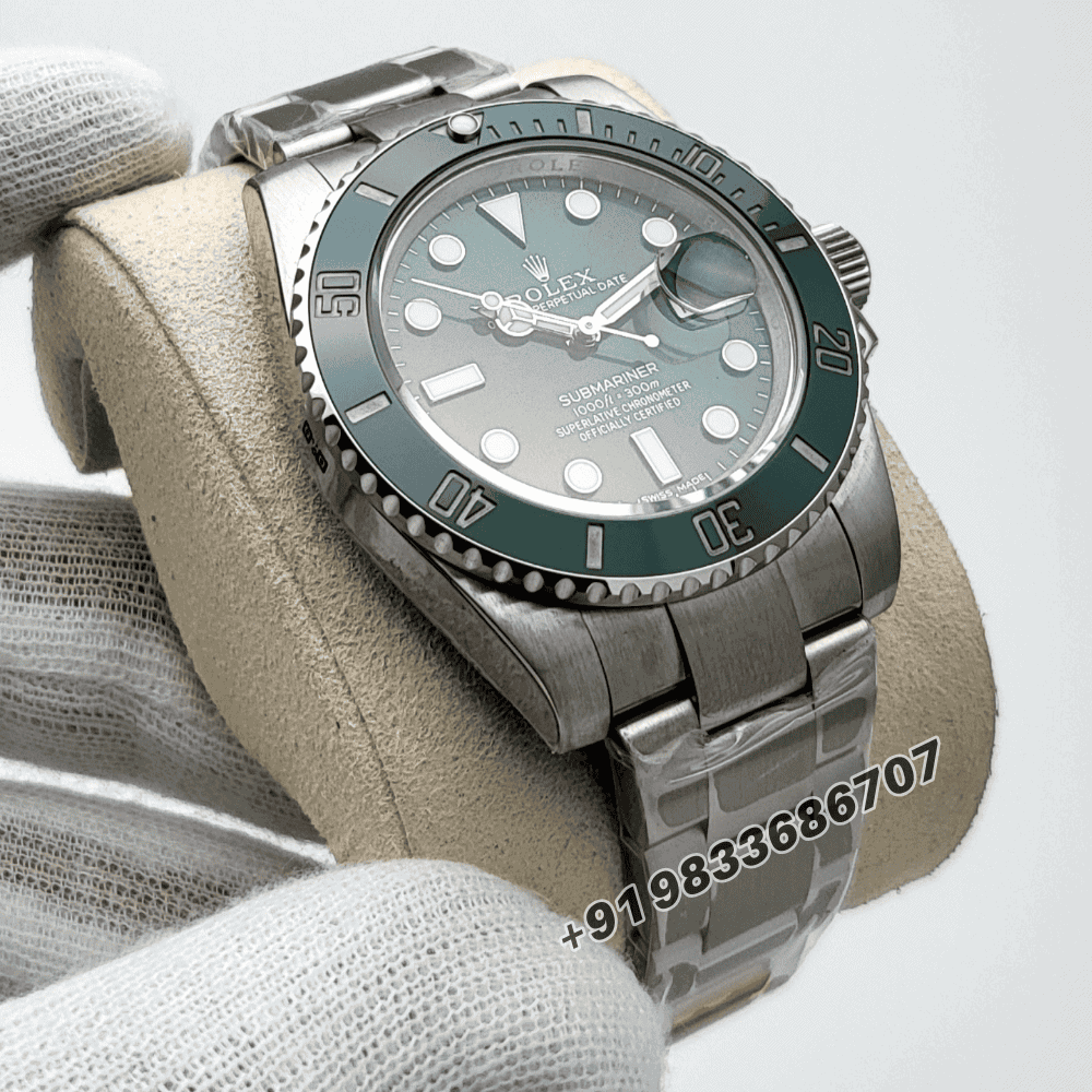 Rolex Submariner Hulk Date 40mm Green Dial Exact 11 Top Quality Super Clone Swiss ETA 3135 Automatic Movement Watch