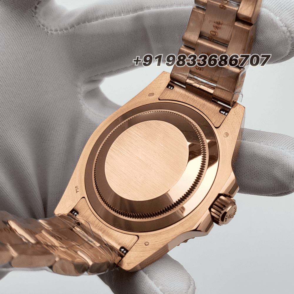 Rolex GMT Master II Everose Gold 40mm Exact 1:1 Top Quality Super Clone Swiss ETA 3285 Automatic Movement Watch - Image 5