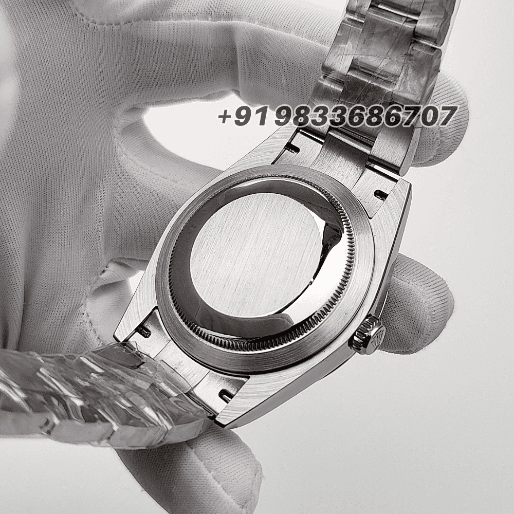 Rolex Oyster Perpetual Turquoise Blue Celebration Motif Dial 41mm Exact 1:1 Top Quality Replica Super Clone Swiss ETA 3230 Automatic Movement Watch - Image 5