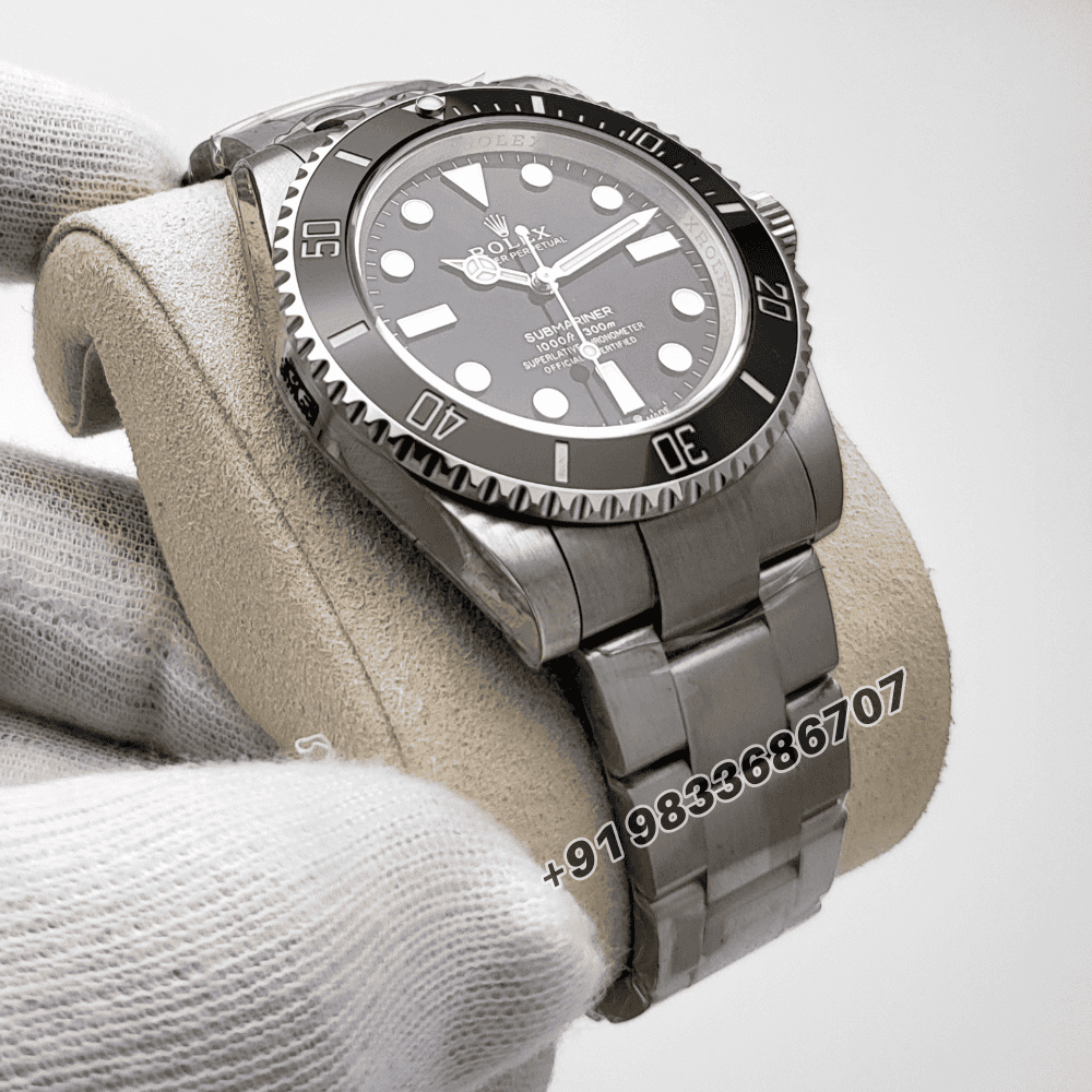 Rolex Submariner No-Date Black Dial 40mm Exact 1:1 Top Quality Super Clone Replica Swiss ETA 3130 Automatic Movement Watch