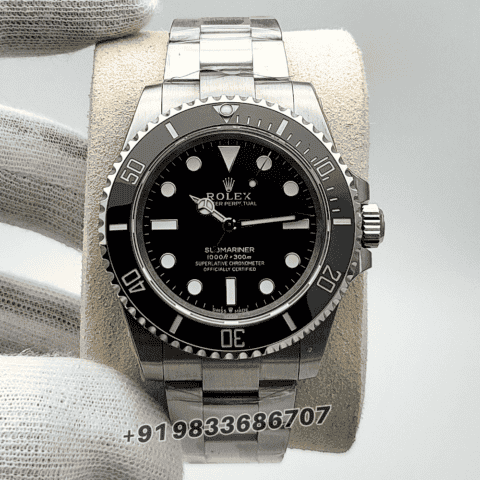 Rolex Submariner No-Date Black Dial 41mm Exact 1:1 Top Quality Super Clone Replica Swiss ETA 3230 Automatic Movement Watch