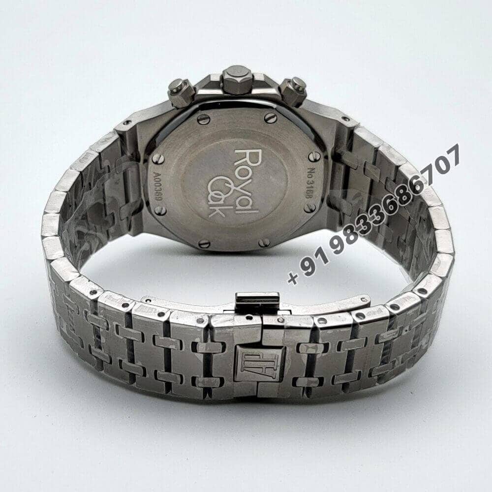 Audemars Piguet Royal Oak Chronograph Stainless Steel Blue Dial 41mm Super High Quality Replica Watch (1)