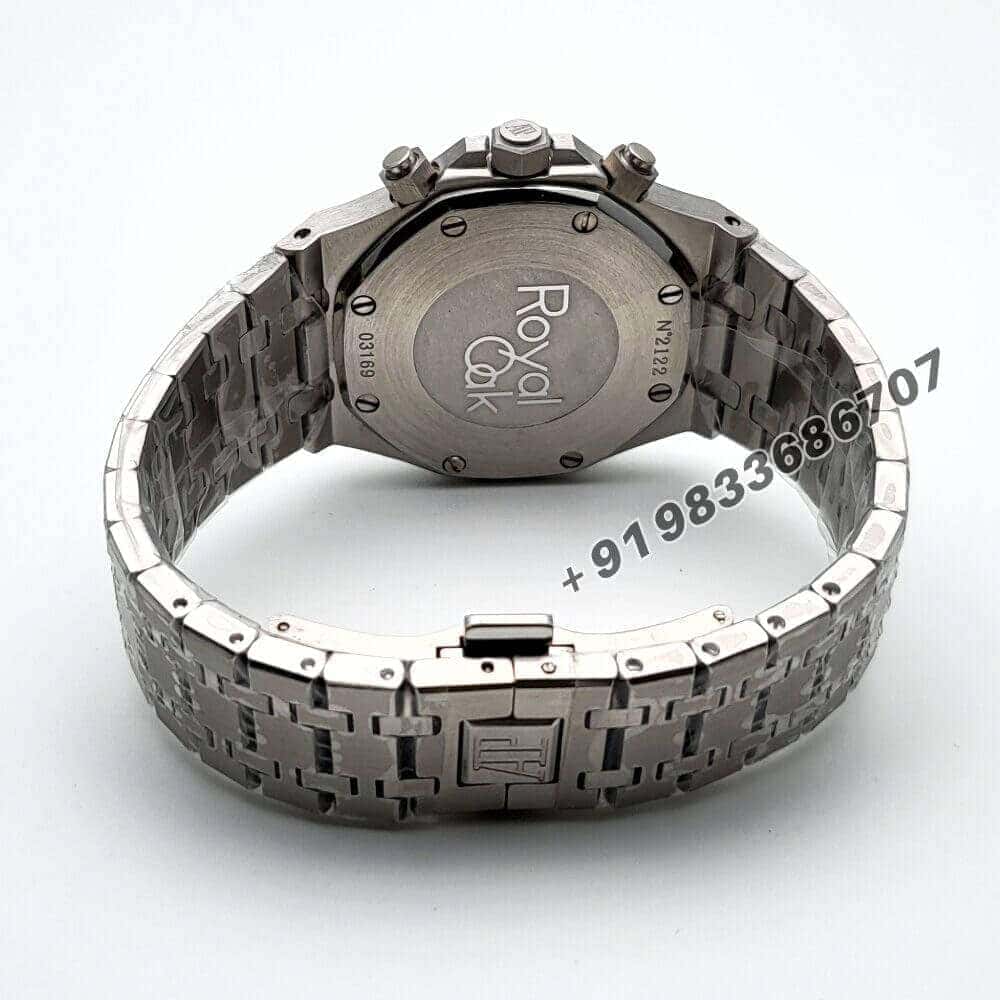 Audemars Piguet Royal Oak Chronograph Stainless Steel Sky Blue Dial 41mm Super High Quality Watch (1)