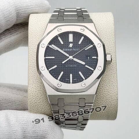 Audemars Piguet Royal Oak Stainless Steel Black Dial 41mm (1)