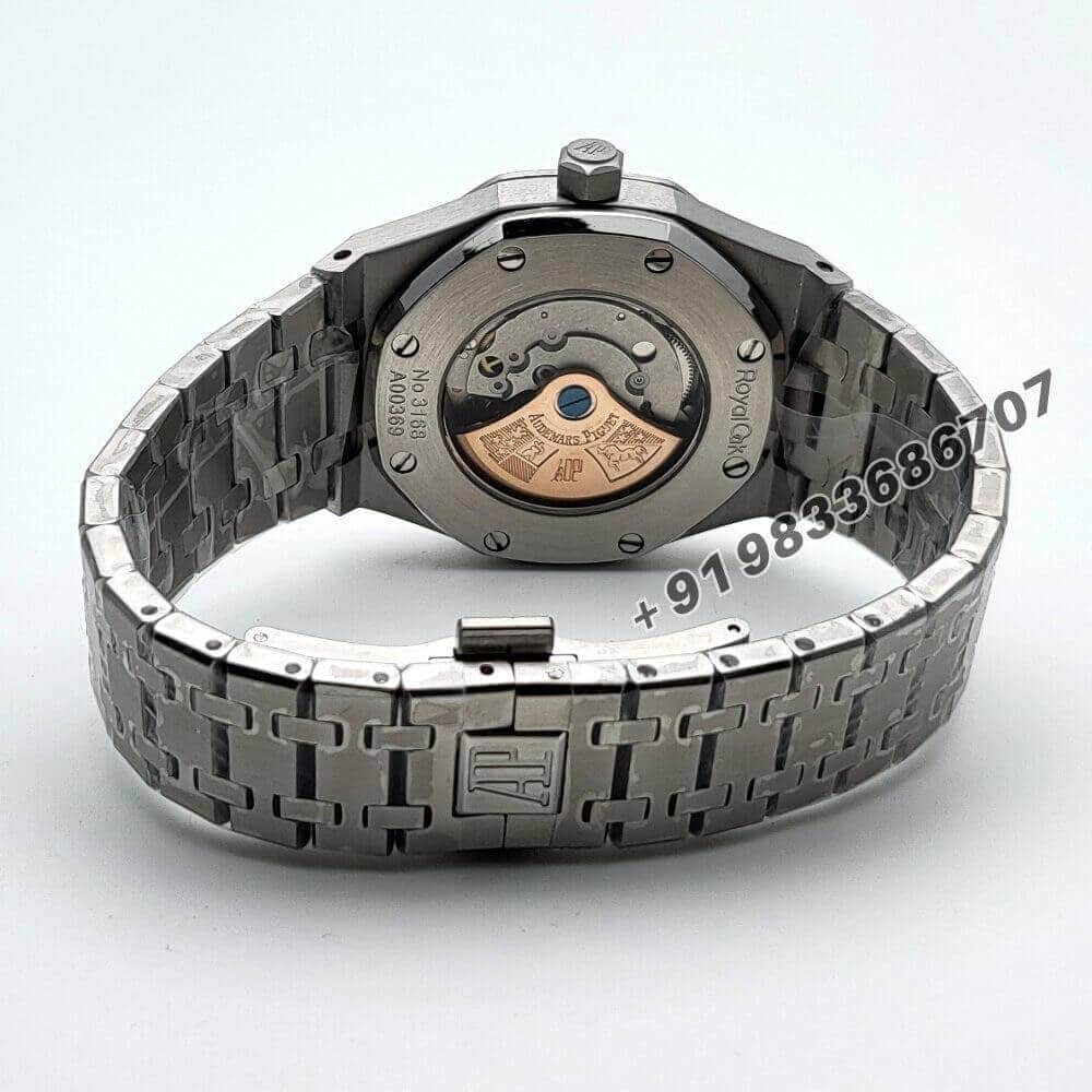 Audemars Piguet Royal Oak Stainless Steel Black Dial 41mm Super High Quality Swiss Automatic First Copy Watch (1)