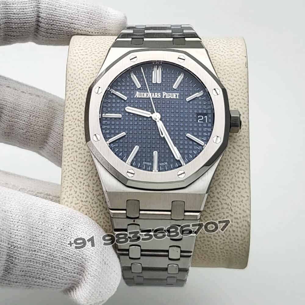 Audemars Piguet Royal Oak White Gold Blue Dial 41mm Swiss ETA