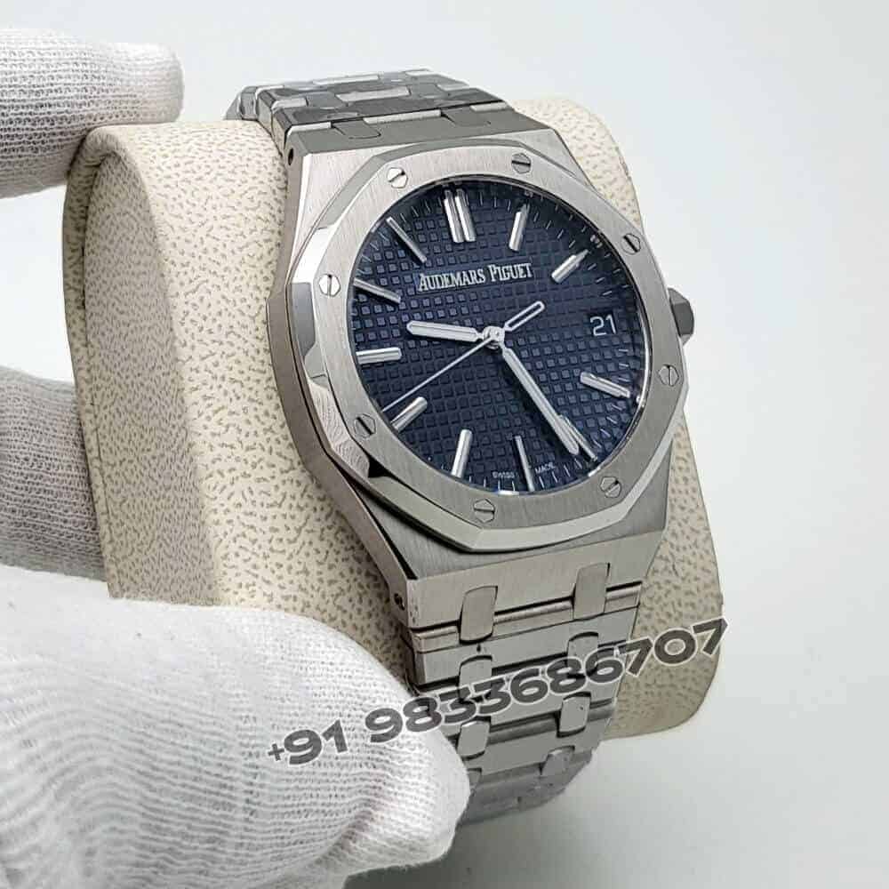 Audemars Piguet Royal Oak White Gold Blue Dial Exact 11 Super Clone