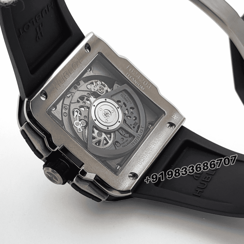 Hublot Square Bang Unico Titanium Ceramic 42mm Exact 11 Top Quality Replica Super Clone Swiss ETA HUB1280 Automatic Movement Watch