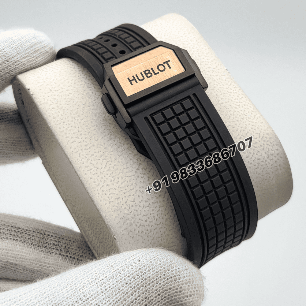 Hublot Square Bang Unico King Gold Ceramic 42mm Exact 11 Top Quality Replica Super Clone Swiss ETA HUB1280 Automatic Movement Watch