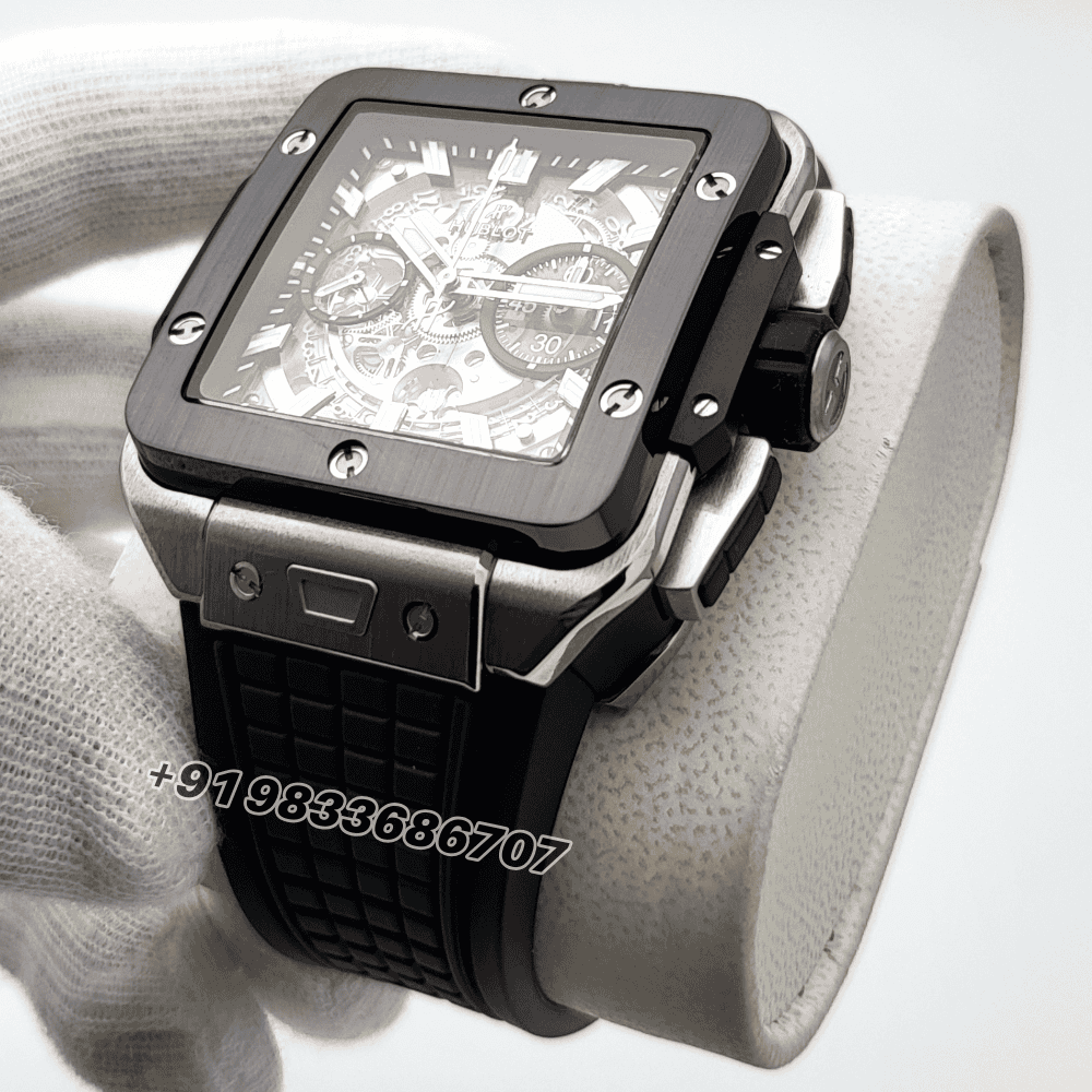 Hublot Square Bang Unico Titanium Ceramic 42mm Exact 11 Top Quality Replica Super Clone Swiss ETA HUB1280 Automatic Movement Watch