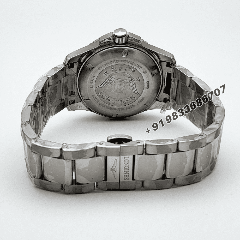 Longines Hydroconquest Stainless Steel Blue Dial 39mm High Quality Swiss Automatic Clone Watch (4)