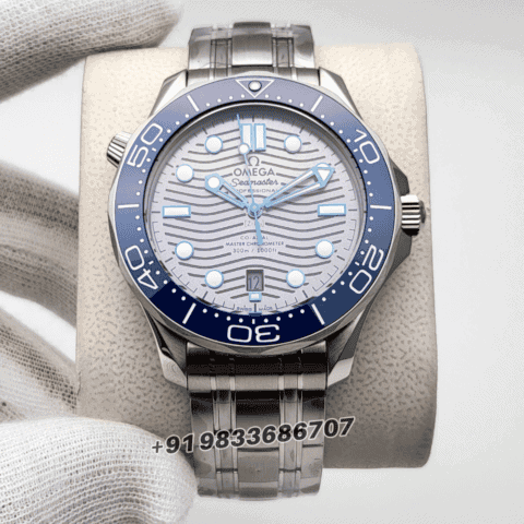 Omega Seamaster Diver 300M Steel On Steel Grey Dial 42mm Exact 11 Top Quality Super Clone Replica Swiss ETA 8800 Automatic Movement Watch