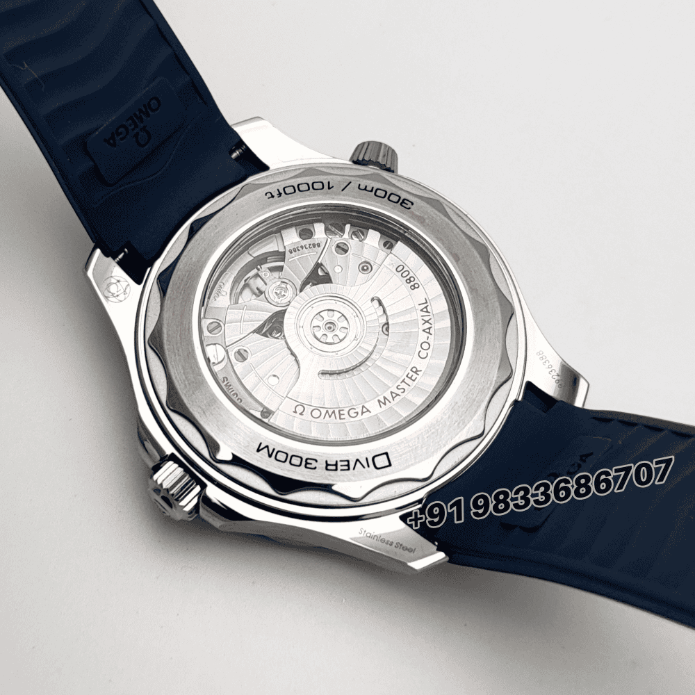 Omega-Seamaster-Diver-300M-Steel-On-Rubber-Strap-Grey-Dial-42mm