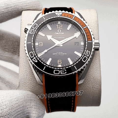 Omega-Seamaster-Planet-Ocean-600M-Steel-On-Rubber-Strap-Black-Dial-43.5mm-Exact-