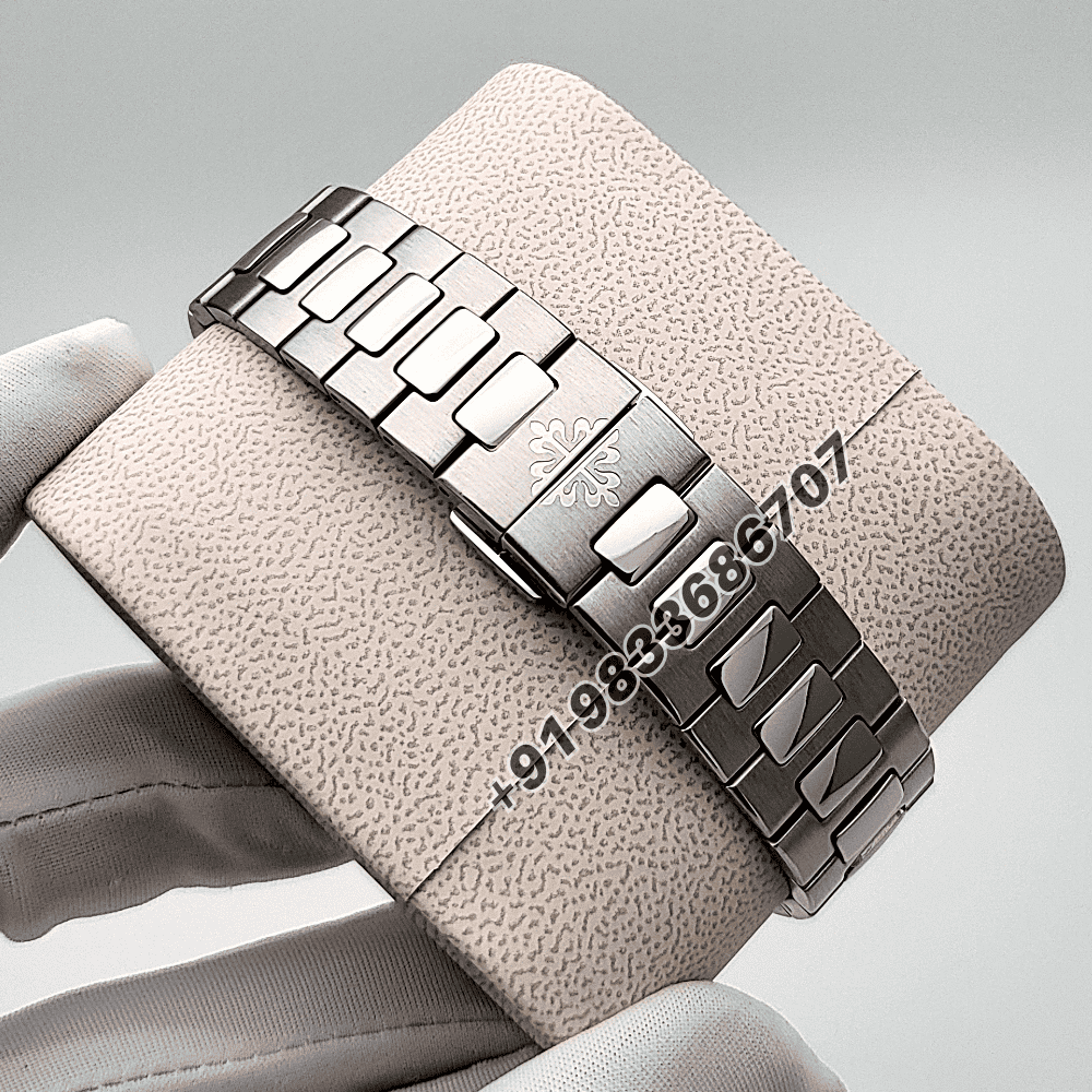 Patek Philippe Nautilus Moon Phase Power Reserve 5712/1A-001 Black-Blue Dial 40mm Exact 1:1 Top Quality Super Clone Swiss ETA 240 PS IRM CLU Automatic Movement Watch - Image 4