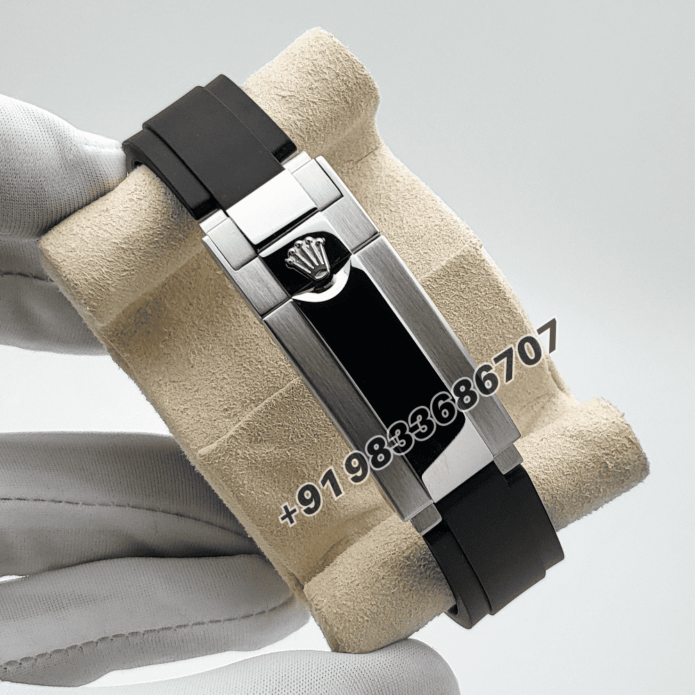 Rolex Cosmograph Daytona 18kt White Gold Oysterflex Steel Dial 40mm Exact 11 Top Quality Super Clone Replica Swiss ETA 4131 Automatic Movement Watch