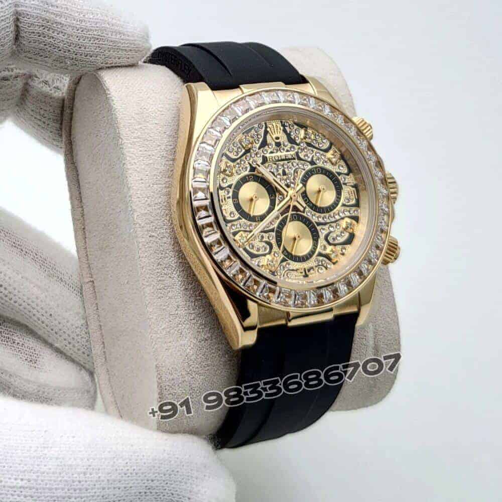 Rolex Cosmograph Daytona “Eye Of The Tiger” Oysterflex Strap 40mm Super High Quality Swiss Automatic First Copy Watch (3)