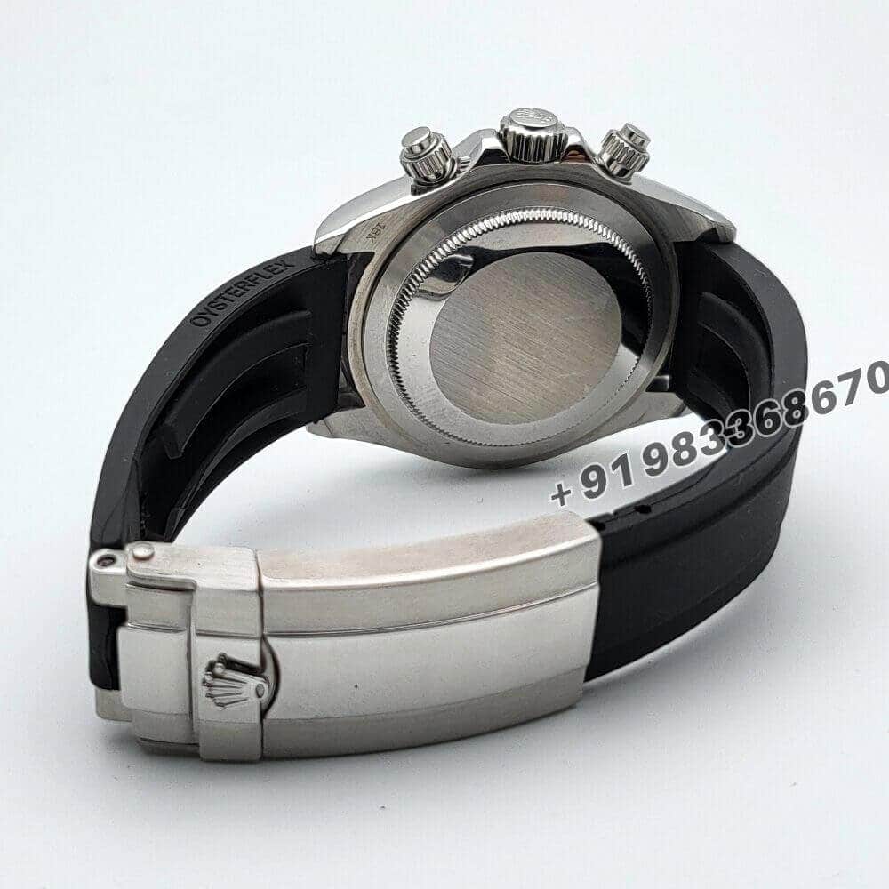 Rolex Cosmograph Daytona White Gold Meteorite Dial Oysterflex Strap 40mm Super High Quality Swiss Automatic First Copy Watch (1)