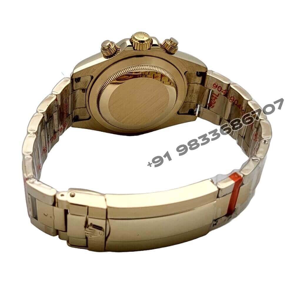 Rolex Cosmograph Daytona Yellow Gold Black Dial 40mm Super High Quality Swiss Automatic Replica Watch (3)