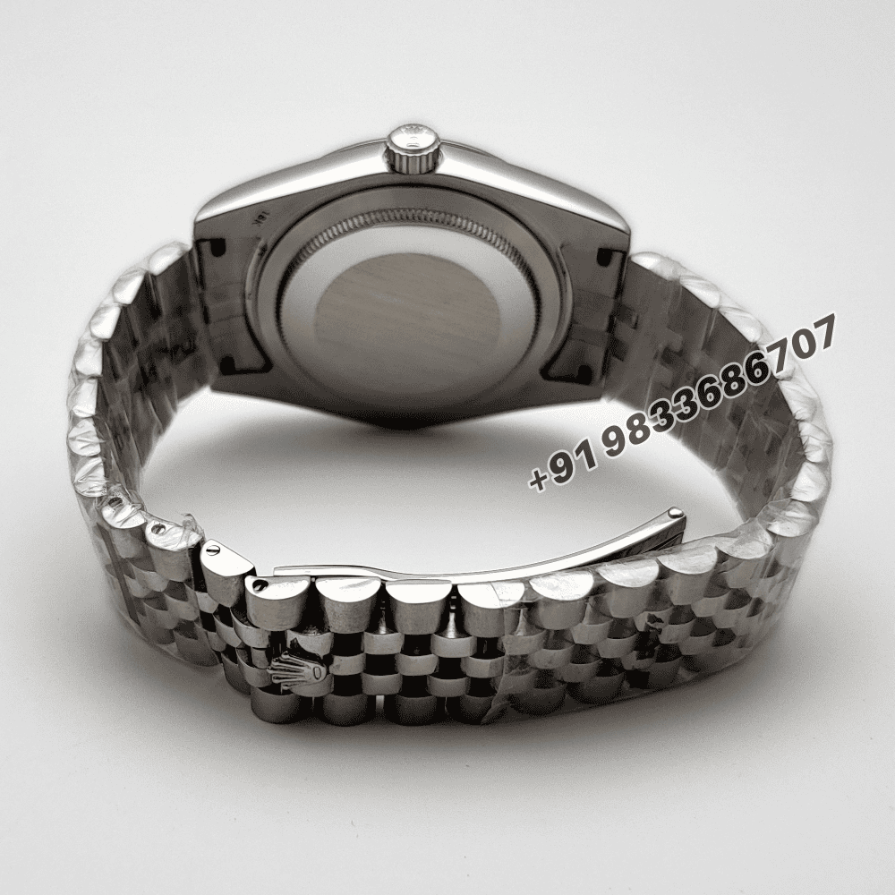 Rolex-Datejust-Stainless-Steel-White-Gold-Bright-Blue-Dial-Jubilee-Bracelet-41mm-Super-High-Quality-Swiss-Automatic-Copy-Watch