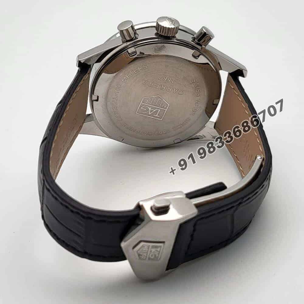 Tag Heuer Carrera 60th Anniversary Chronograph White Dial 39mm Super High Quality Clone Watch (1)