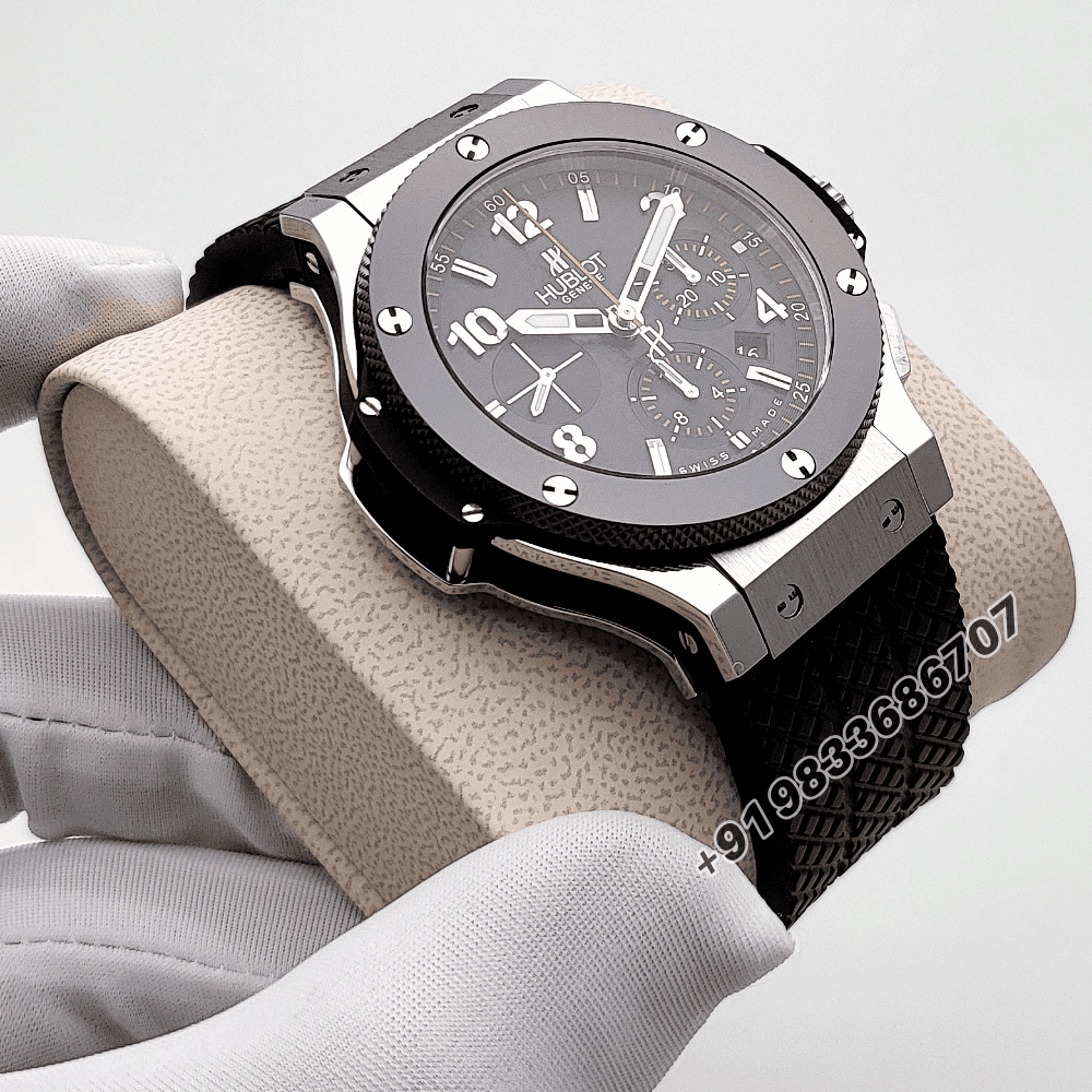Hublot Big Bang Original Steel Ceramic 44mm Exact 1:1 Top Quality Super Clone Swiss ETA HUB4100 Automatic Movement Watch
