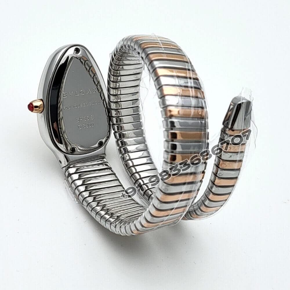 Bulgari Serpenti Dual Tone Single Spiral Green Dial Super High Quality Watch