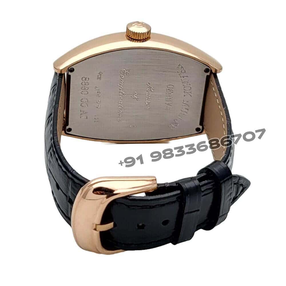 Franck Muller Crazy Hours Color Dreams Rose Gold White Dial Super High Quality Swiss Automatic Watch