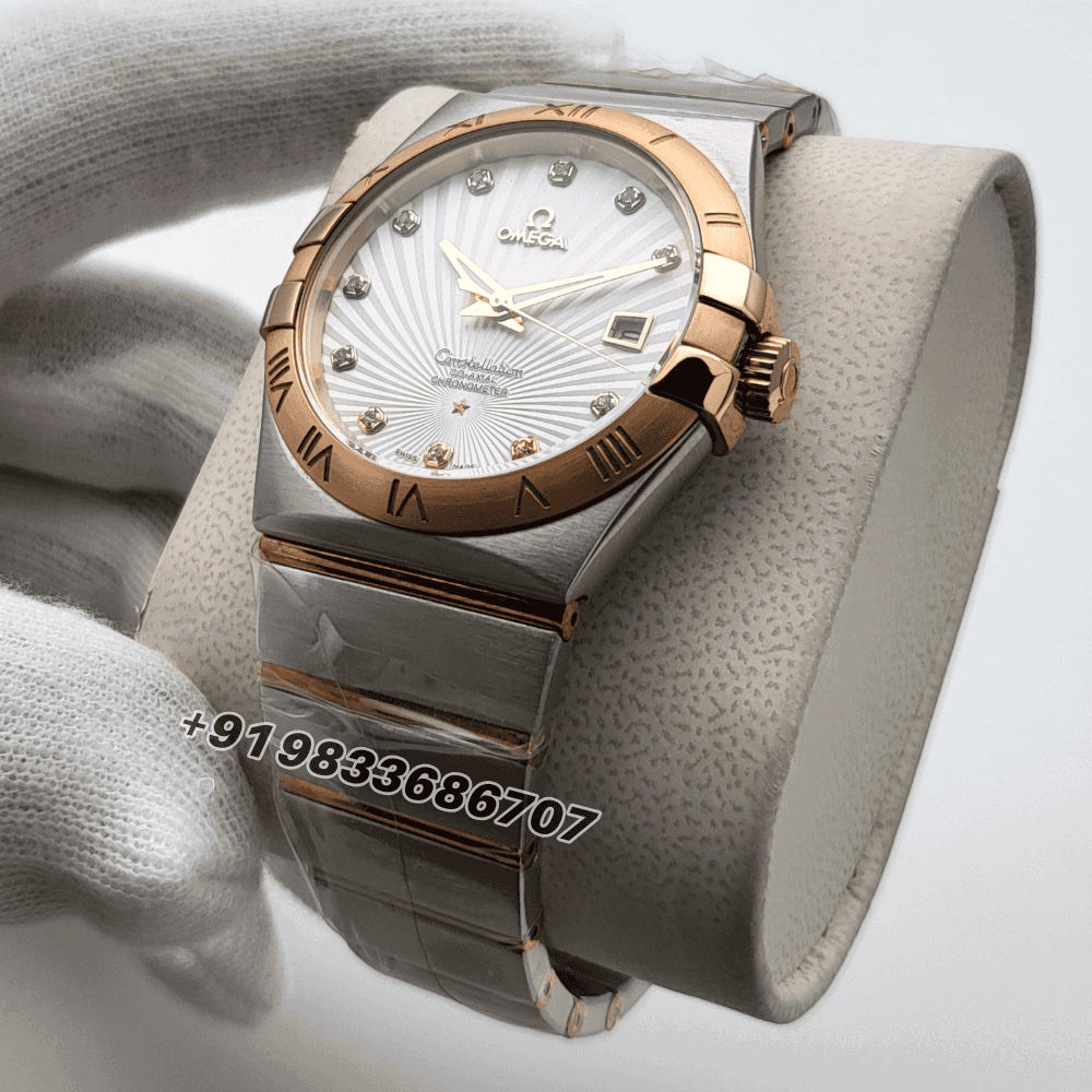 Omega-Constellation-Double-Eagle-Co-Axial-Chronometer-White-Dial-Super-High-Quality-Swiss-Automatic-Watch-