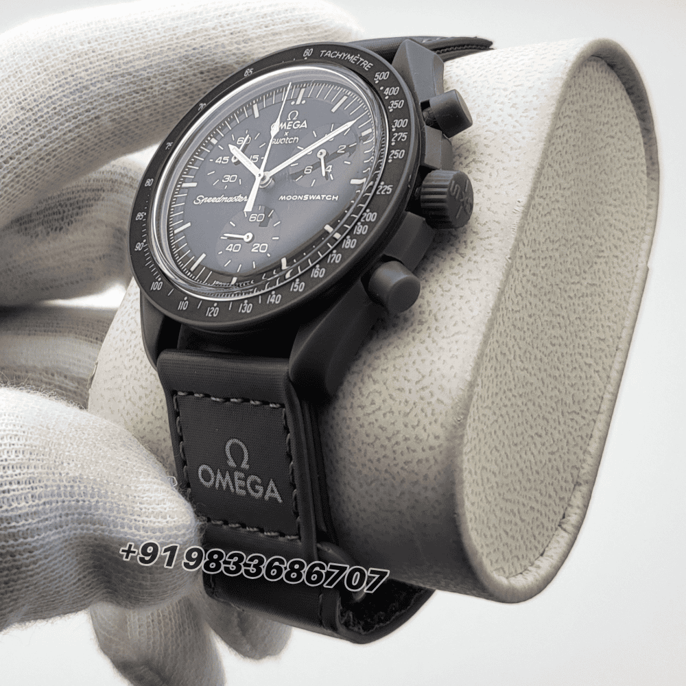 Omega-Speedmaster-Swatch-Moonswatch-Mission-to-Mercury-Chronograph-Black-Dial-Super-High-Quality-Watch