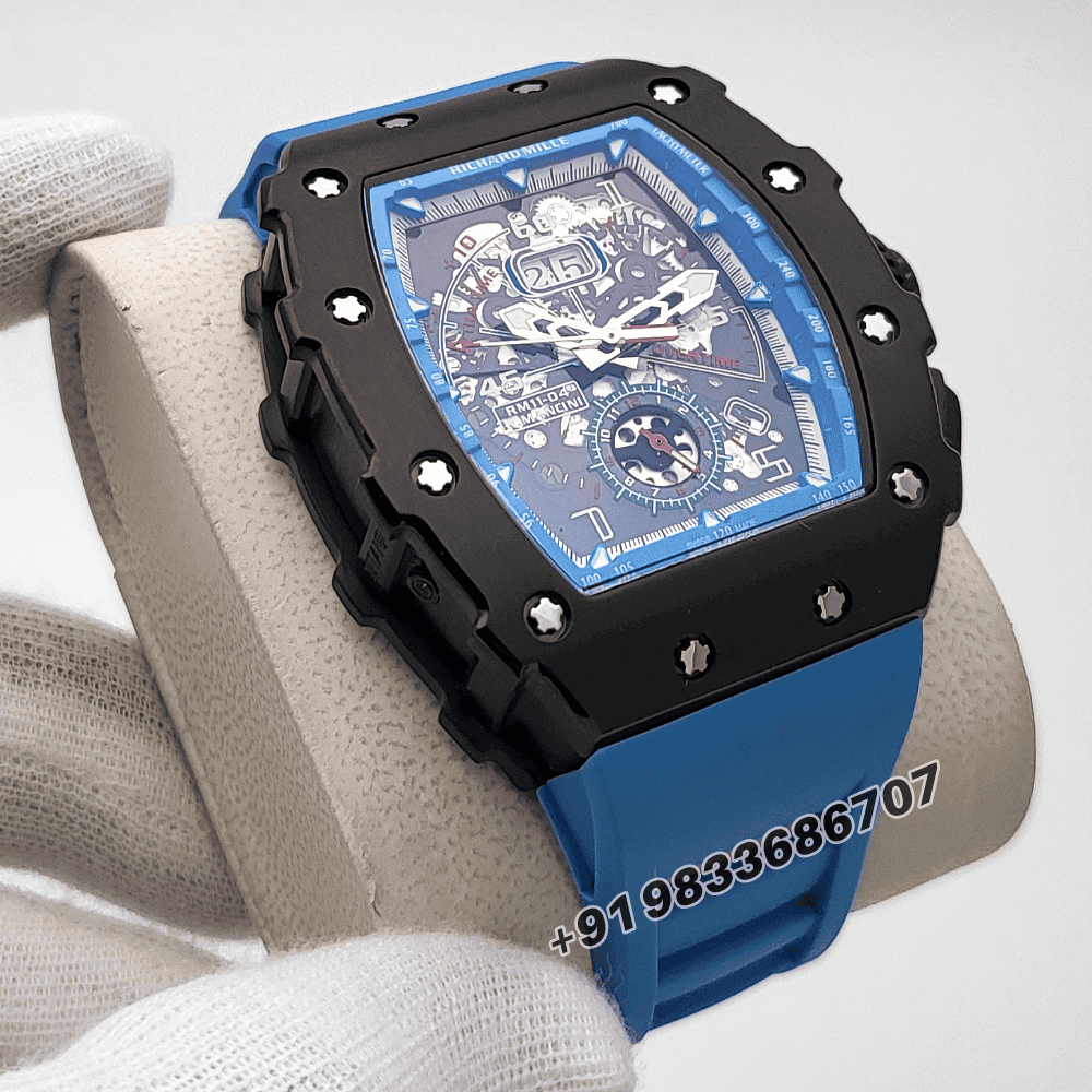 Richard Mille RM 11-01 Roberto Mancini Flyback Chronograph 50x40mm High Quality Swiss Automatic Movement First Copy Watch